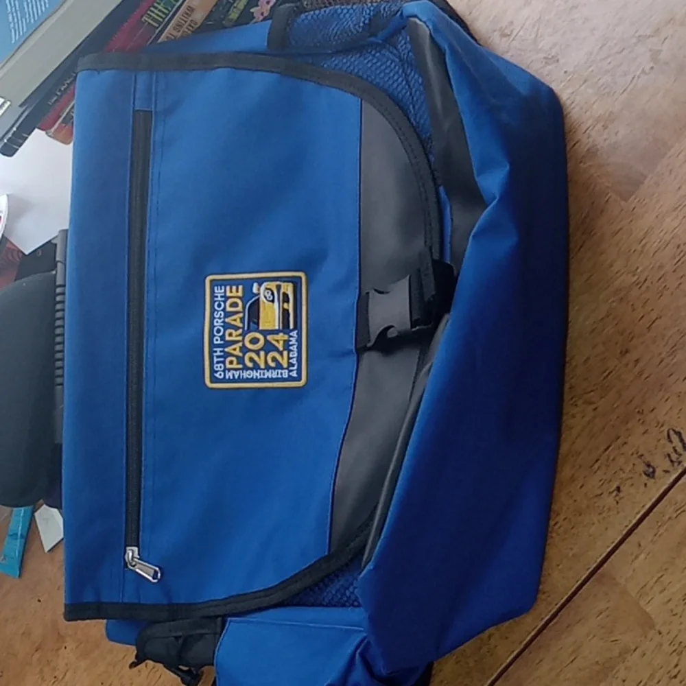Porsche 2024 Blue Messenger Bag